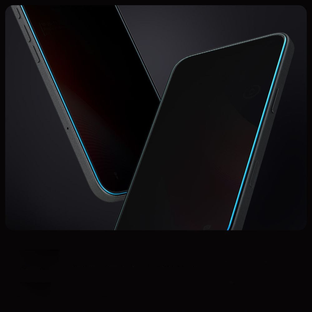 Grūdintas stiklas Apple iPhone 16 Pro / 17 / 17 Pro, privatumą saugantis, 2 vnt.