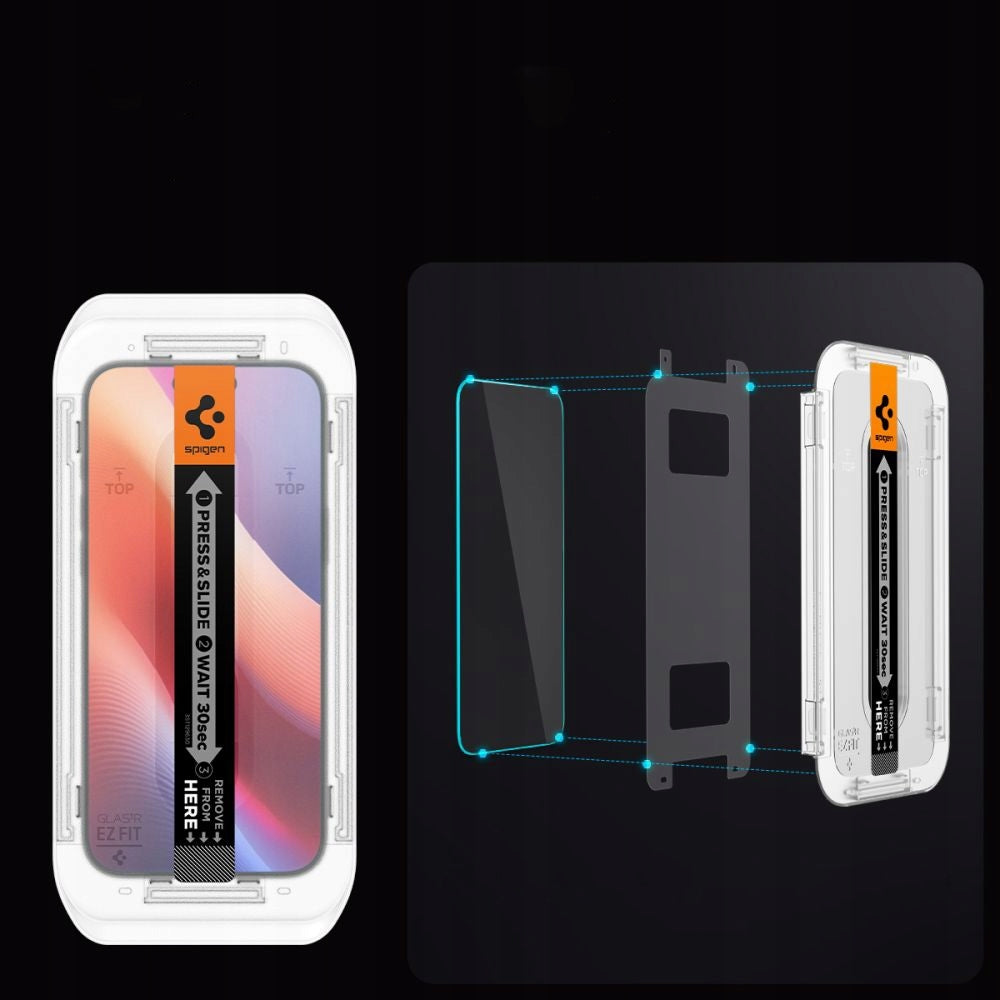 Grūdintas stiklas Apple iPhone 16 Pro / 17 / 17 Pro, privatumą saugantis, 2 vnt.