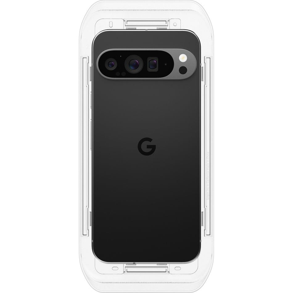Grūdintas stiklas Google Pixel 9 / 9 Pro / 10 / 10 Pro, Spigen EZ Fit, 2 vnt.