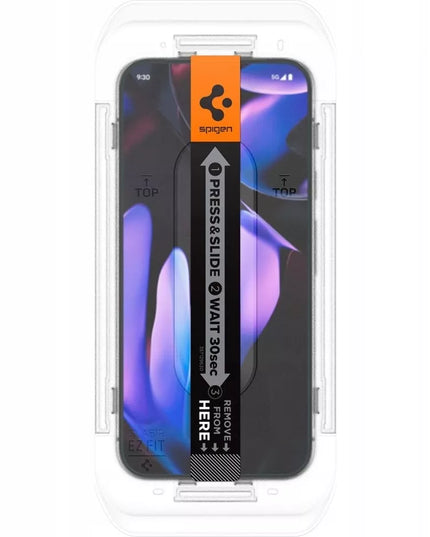 Grūdintas stiklas Google Pixel 9 / 9 Pro / 10 / 10 Pro, Spigen EZ Fit, 2 vnt.