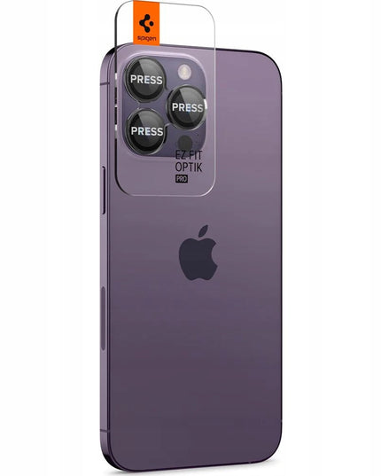 Apsauginis stiklas kamerai skirta iPhone 14 Pro / Max / 15 Pro / Max / 16 Pro / Max Spigen