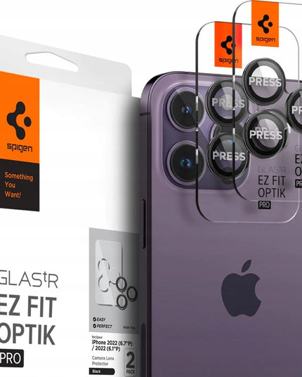 Apsauginis stiklas kamerai skirta iPhone 14 Pro / Max / 15 Pro / Max / 16 Pro / Max Spigen