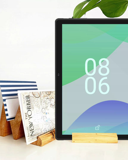 TABLETĖ ANDROID 10" LTE 4/128GB 8000 mAh WIFI GPS SIM KROVIKLIS STILIUS JUODA