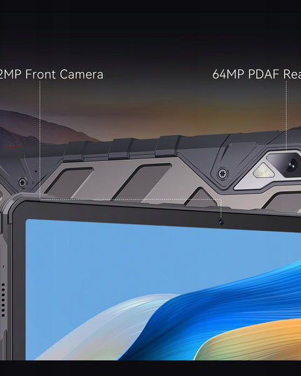 STIPRUS TABLETINIS KOMPIUTERIS, SUSTIPRINTAS CUBOT KING KONG TAB 2 10,1" DVI SIM KORTELĖS, GPS