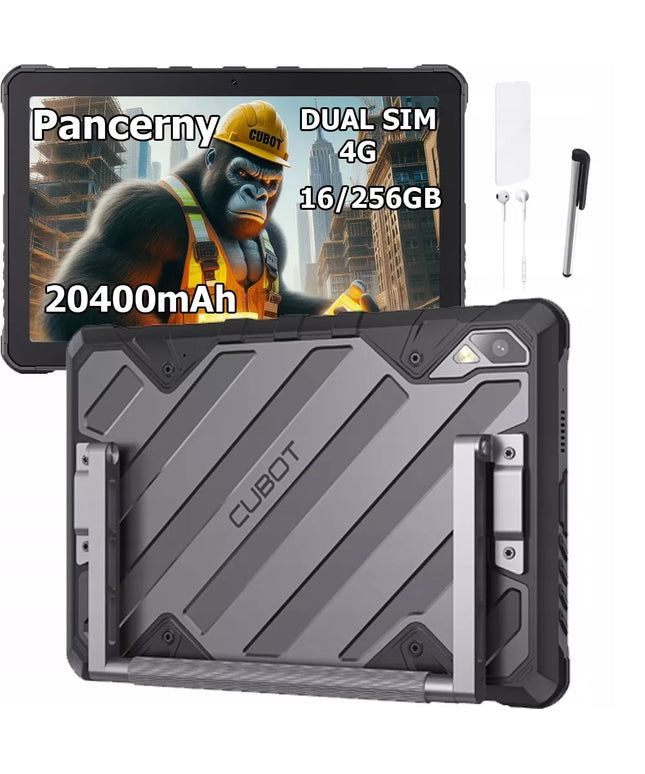 STIPRUS TABLETINIS KOMPIUTERIS, SUSTIPRINTAS CUBOT KING KONG TAB 2 10,1" DVI SIM KORTELĖS, GPS