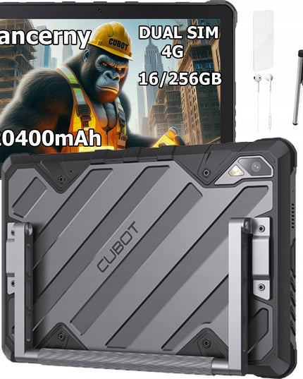 STIPRUS TABLETINIS KOMPIUTERIS, SUSTIPRINTAS CUBOT KING KONG TAB 2 10,1" DVI SIM KORTELĖS, GPS