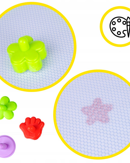 Piešimo lenta-stalas 2in1 vaikams su trintuku, grafinė planšetė su rašikliu