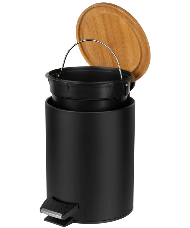 Teesa vonios kambario šiukšliadėžė, 3 l, juoda