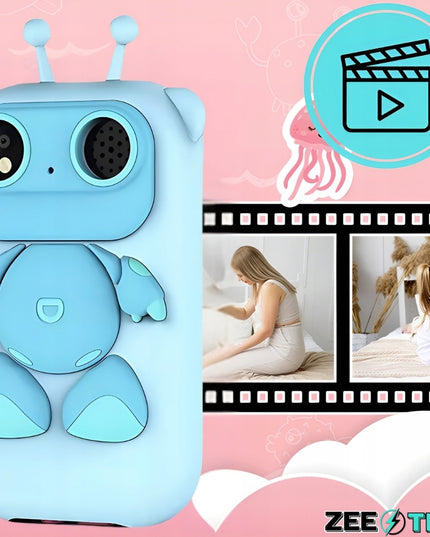 VAIKAMS SKIRTAS ŽAISLINIS SKAITMENINIS FOTOAPARATAS EDUKACINIS KAMERA + 32GB KORTELĖ