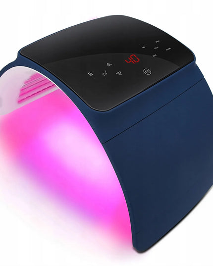 LED šviesos terapijos įrenginys odos priežiūrai, 7 spalvos