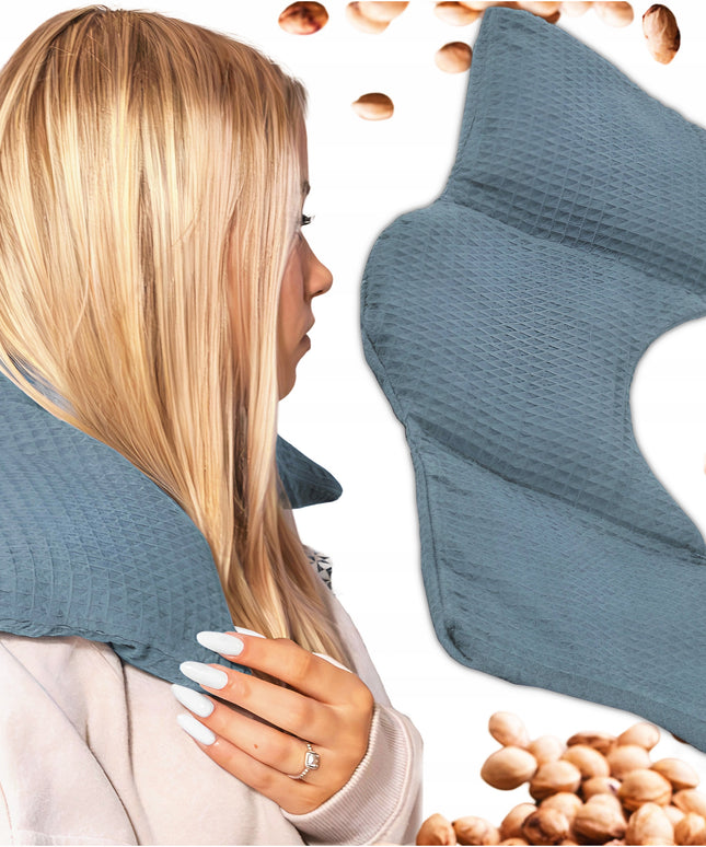 TERMOFORAS SU VYŠNIŲ KAULIUKAIS KAKLUI, DIDELIS, NUO SKAUSMO, KARŠČIAVIMO, ŠALTO IR ŠILTO