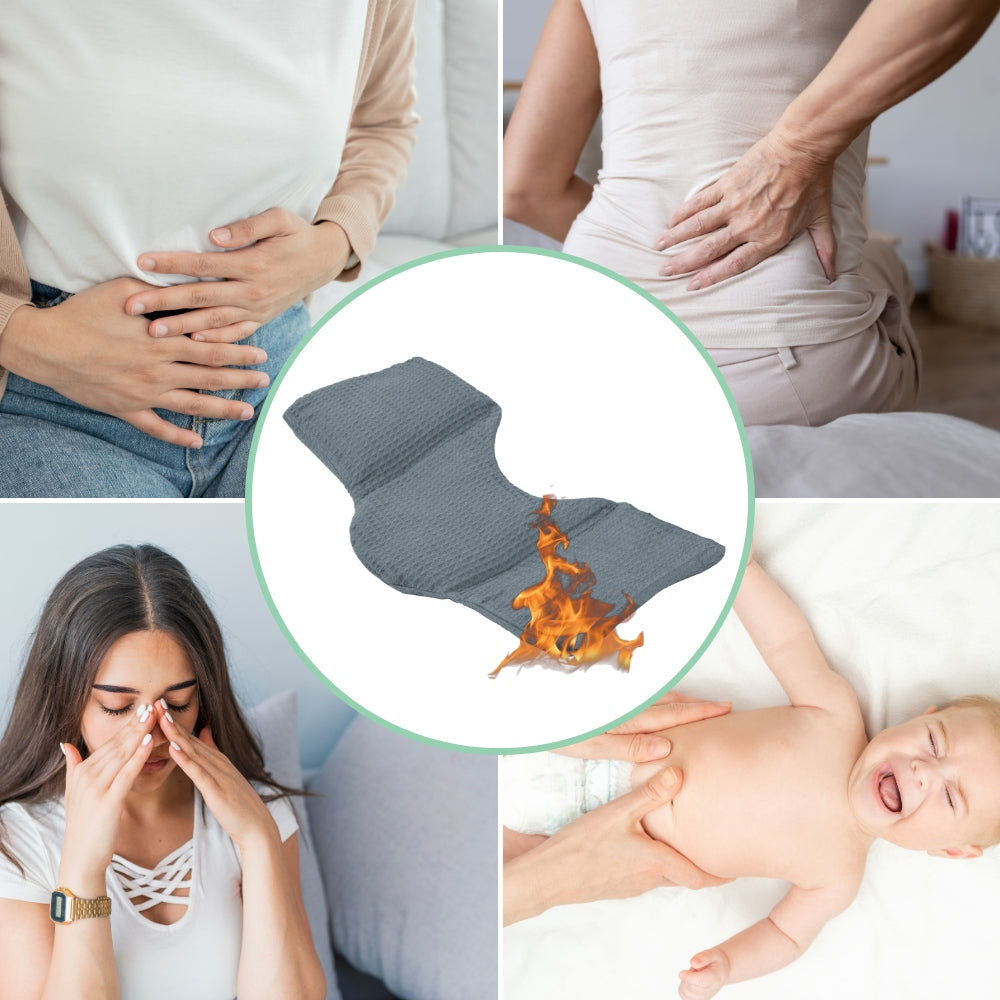 TERMOFORAS SU VYŠNIŲ KAULIUKAIS KAKLUI, DIDELIS, NUO SKAUSMO, KARŠČIAVIMO, ŠALTO IR ŠILTO