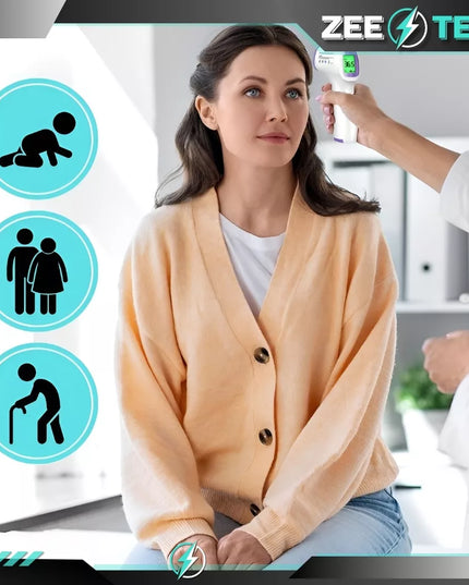 Bekontaktis elektroninis medicininis infraraudonųjų spindulių skaitmeninis tikslus termometras