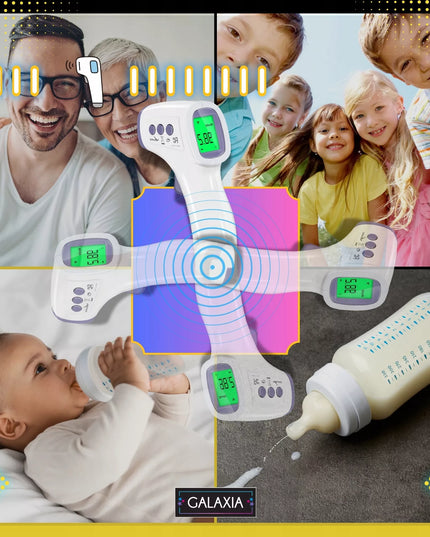 GALAXIA bekontaktis infraraudonųjų spindulių termometras vaikams su LCD ekranu
