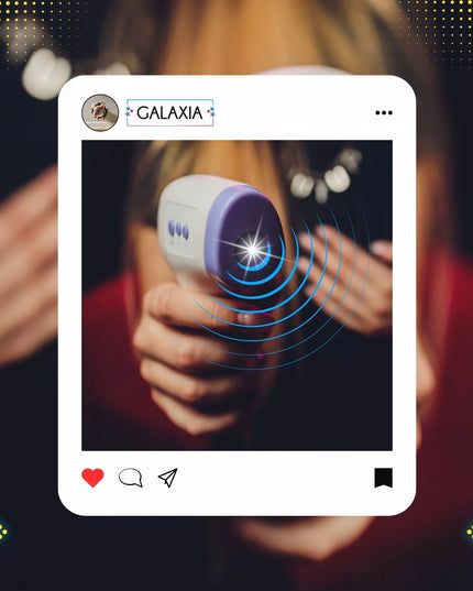 GALAXIA bekontaktis infraraudonųjų spindulių termometras vaikams su LCD ekranu