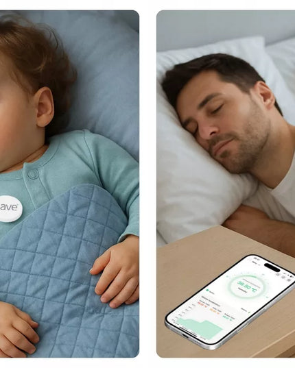 Bekontaktis medicininis infraraudonųjų spindulių termometras su karščiavimo aliarmu ir programėle SAVE