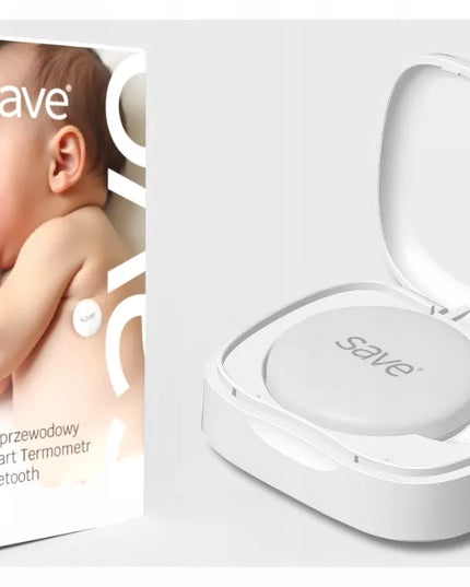 Bekontaktis medicininis infraraudonųjų spindulių termometras su karščiavimo aliarmu ir programėle SAVE