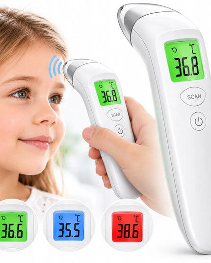 Bekontaktis medicininis elektroninis infraraudonųjų spindulių termometras, greitas matavimas
