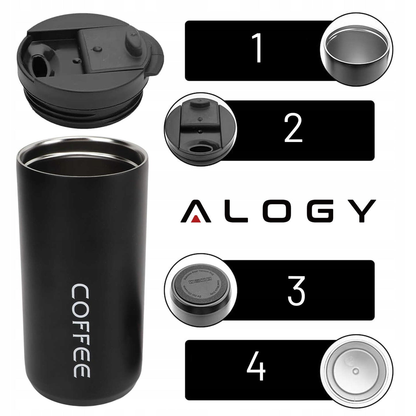 TERMOSAS PUODELIS TERMO BUTELIS BIDONAS 400ml KAVAI ARBATAi YERBA MATE PLIENO