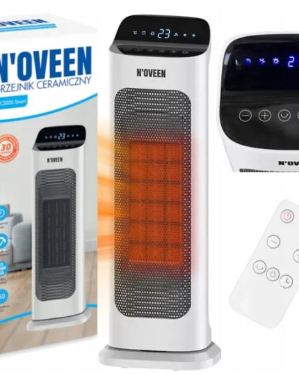 Keraminis ventiliatorinis šildytuvas N'OVEEN PTC2000 Tower Smart 2000W