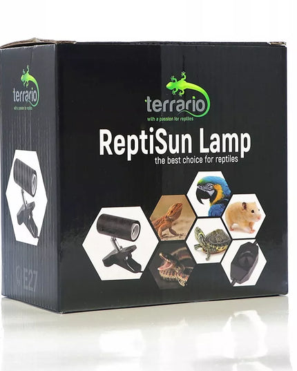 Terrario terariumo lempa su spaustuku - greitas montavimas - E27 - šildanti