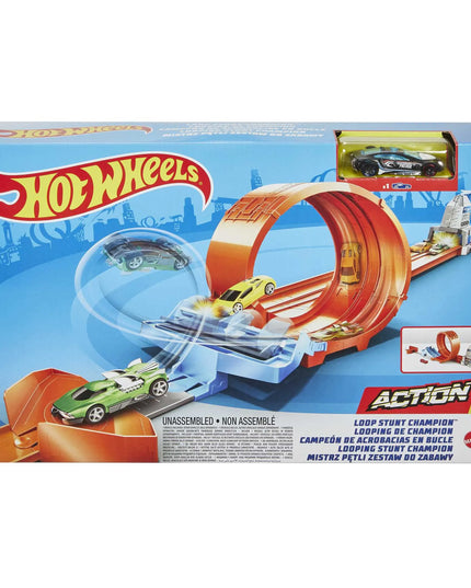 „Hot Wheels“ trasa „Wyskocznia“ su automobiliuku
