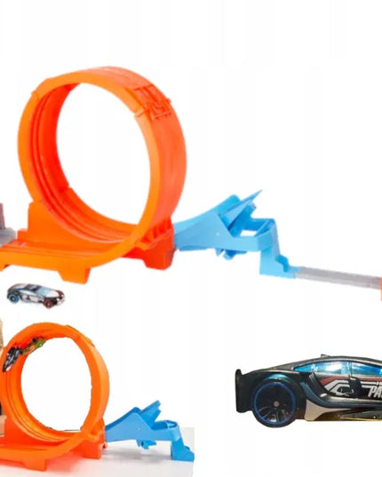 „Hot Wheels“ trasa „Wyskocznia“ su automobiliuku