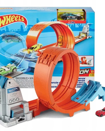 „Hot Wheels“ trasa „Wyskocznia“ su automobiliuku