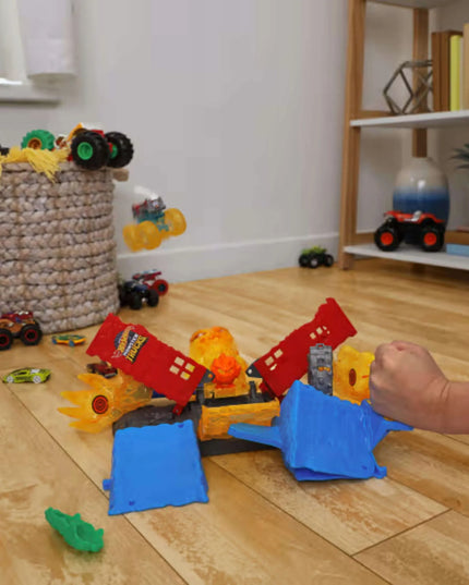 „Hot Wheels Monster Trucks Arena Smashers“ trasa „Ugnies bokštas“ su 3 automobiliais