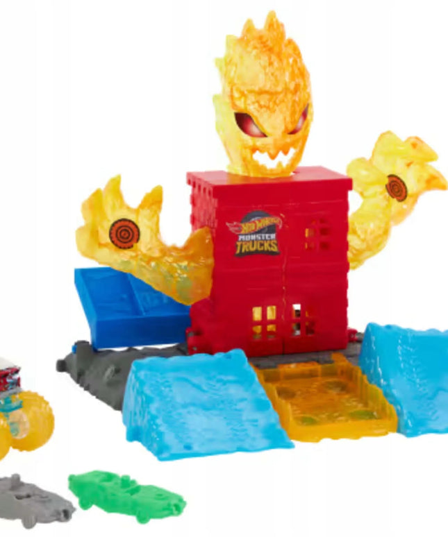 „Hot Wheels Monster Trucks Arena Smashers“ trasa „Ugnies bokštas“ su 3 automobiliais