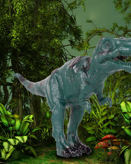 Lenktynių trasos rinkinys su automobiliais, milžiniškas dinozauras, Dino parkas, 240 detalių