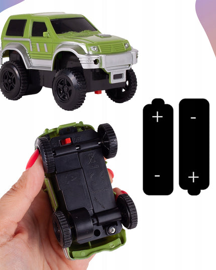 Lenktynių trasos rinkinys su automobiliais, milžiniškas dinozauras, Dino parkas, 240 detalių