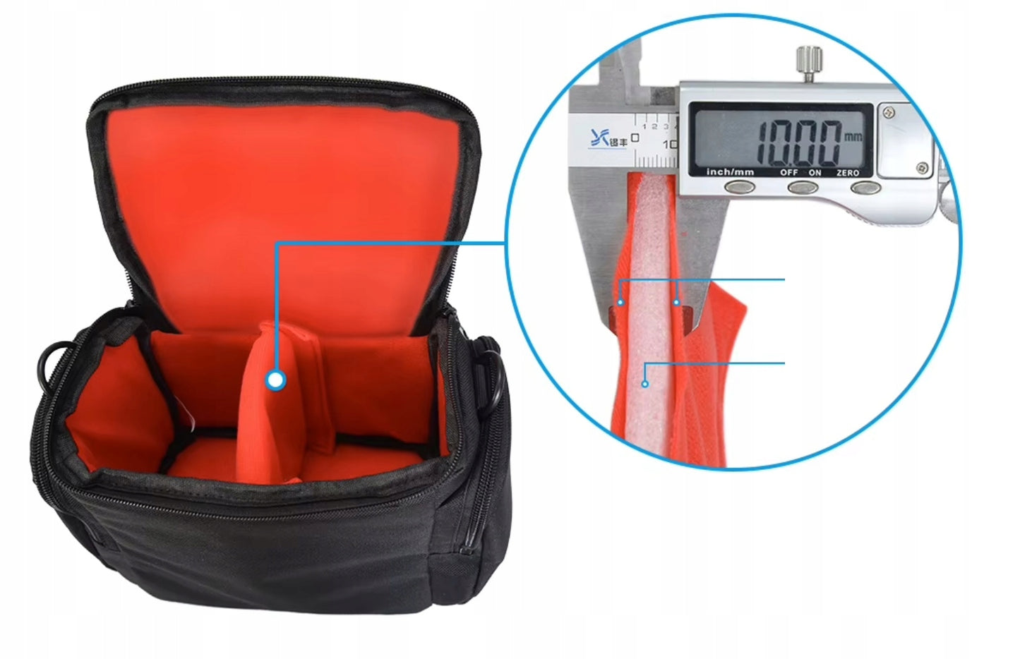 Fotografinė tašė dėklas veidrodiniam fotoaparatui, vaizdo kamerai CANON NIKON SONY