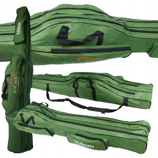 Meškerių dėklas 2+2 skyriai 150cm HOKKAIDO Meškeriotojui