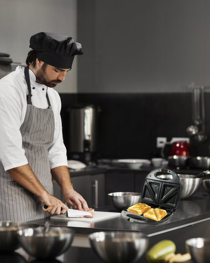 Galingas sumuštinių skrudintuvas/keptuvė