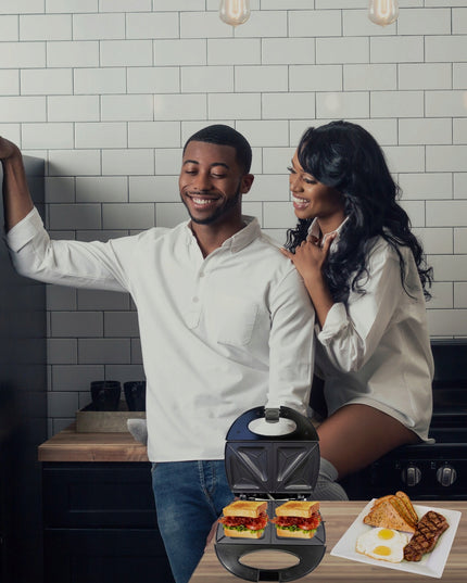 Galingas sumuštinių skrudintuvas/keptuvė