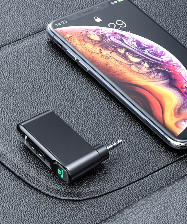 Automobilinis Bluetooth siųstuvas AUX BASEUS Laisvų rankų įranga + Laidas