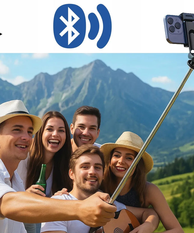 3 viename trikojis, asmenukių lazda ir stovas, 132,5 cm, „Bluetooth“ nuotolinio valdymo pultelis telefonui su laikikliu