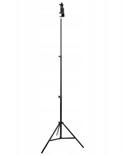 Trikojis stovas telefonui, 230 cm, su laikikliu, aukštas fotografinis XXXL