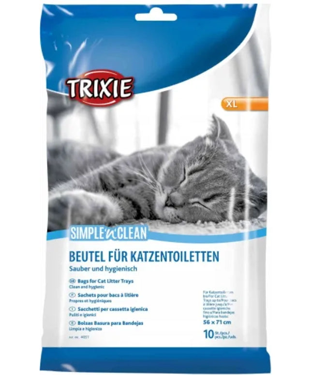 TRIXIE maišai katės tualetui Simple'n'Clean XL 71 x 56 cm 10 vnt.