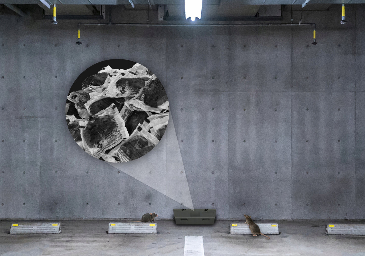 Stiprūs juodi graužikų nuodai-pasta žiurkėms, pelėms NO PEST 1KG