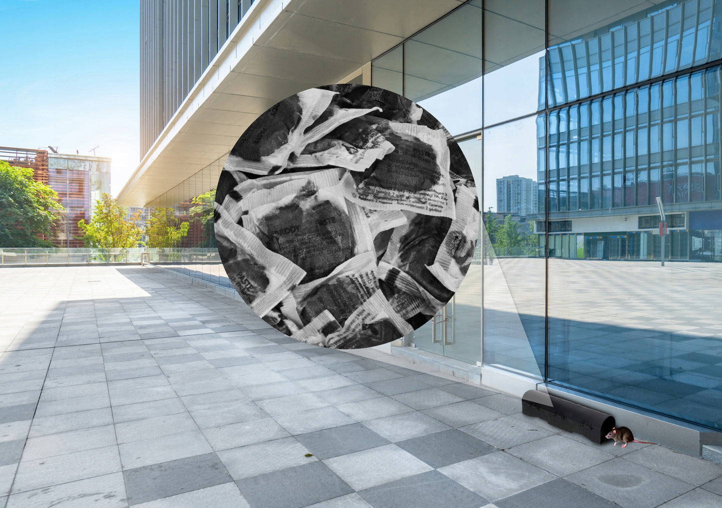 Stiprūs juodi graužikų nuodai-pasta žiurkėms, pelėms NO PEST 1KG