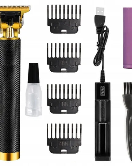 Įkraunamas USB trimeris plaukams, barzdai ir kūnui kirpti bei skusti