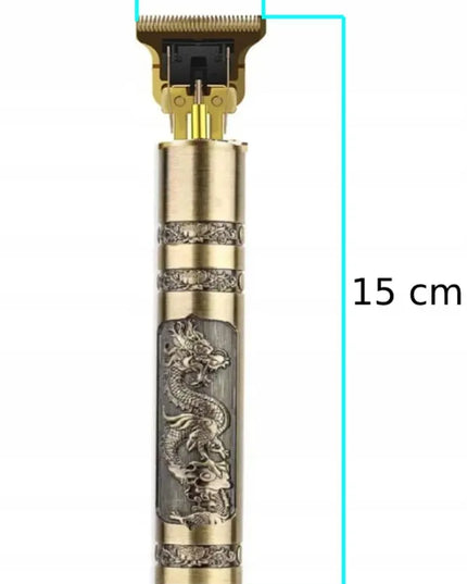 DexXer USB-C plaukų ir barzdos trimeris su 4 šukų galvutėmis