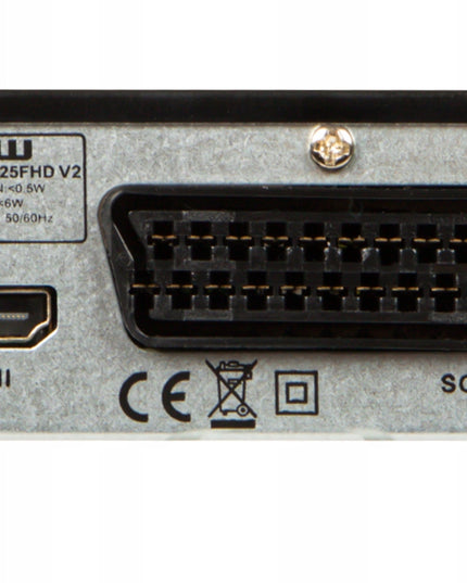 Antžeminės Televizijos DVB-T2 Tiunerio Dekoderis H.265 HEVC Full HD su USB, HDMI ir nuotolinio valdymo pulteliu bei baterijomis