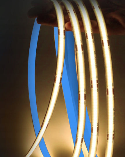 COB Neon LED juosta 24V 5m 9W/m 480 diodų 45W 4000K Neutrali Galinga 990lm/m