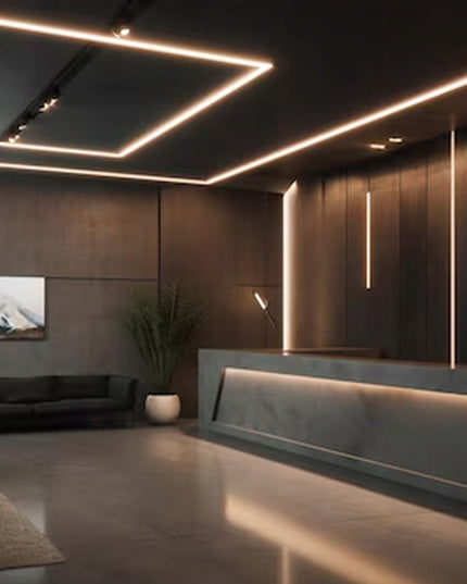 COB Neon LED juosta 24V 5m 9W/m 480 diodų 45W 4000K Neutrali Galinga 990lm/m