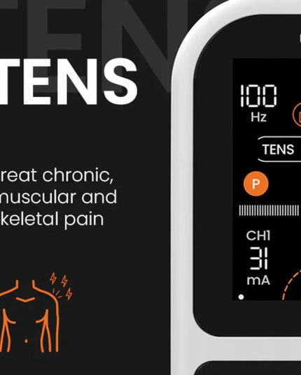 TensCare Unifit – elektrostimuliatorius TENS, EMS ir masažuoklis raumenims atpalaiduoti