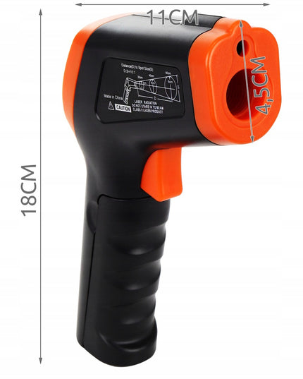 Lazerinis infraraudonųjų spindulių termometras Pirometras -50+550
