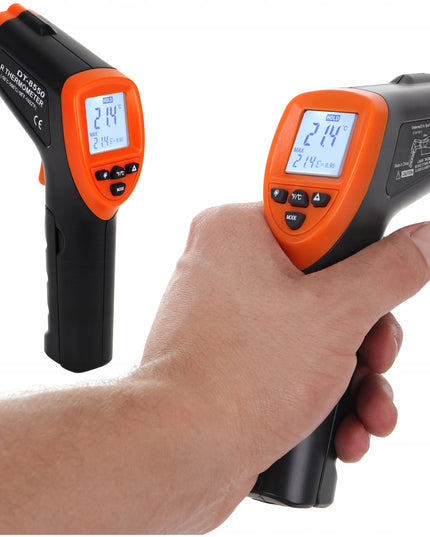 Lazerinis infraraudonųjų spindulių termometras Pirometras -50+550